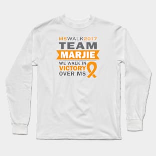 Team Marjie Walk MS 2017 Long Sleeve T-Shirt